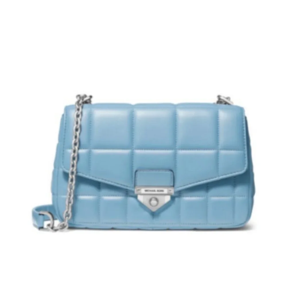 MICHAEL Michael Kors Soho Large Shoulder Bag Fantastic Reviews MSRP$458 CHAMBRAY